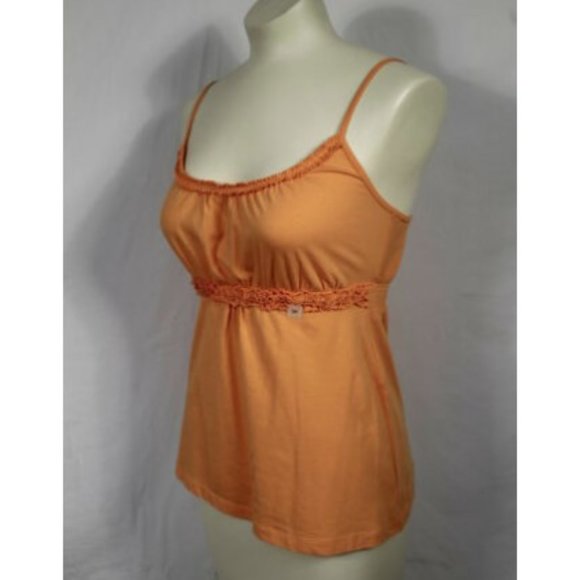 Ann Taylor LOFT Orange Spaghetti Strap Tank SP - Picture 3 of 5